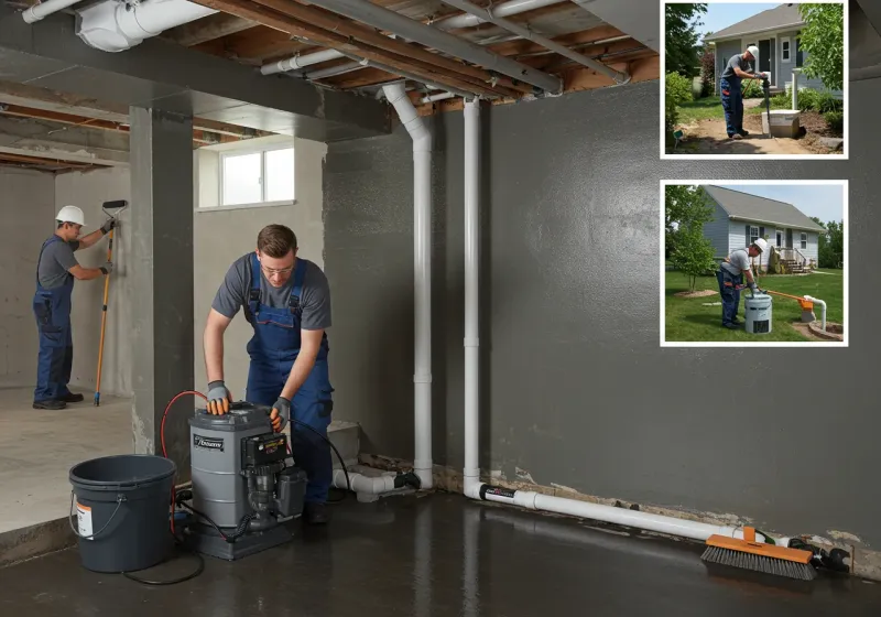 Basement Waterproofing and Flood Prevention process in Reynolds, GA